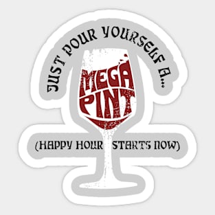 Mega Pint Sticker